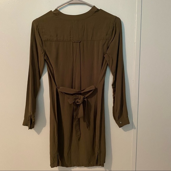 Banana Republic Olive Mini Dress Size 00 - Picture 3 of 6